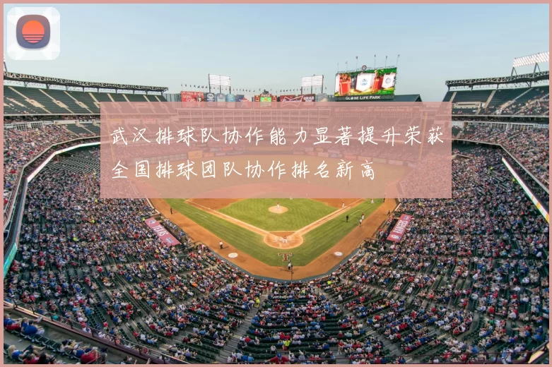 武汉排球队协作能力显著提升荣获全国排球团队协作排名新高