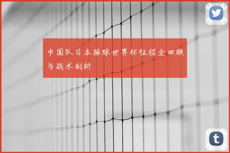 中国队日本排球世界杯征程全回顾与战术剖析