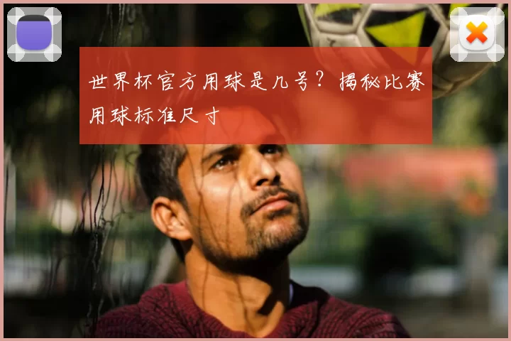 世界杯官方用球是几号？揭秘比赛用球标准尺寸